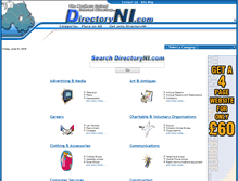 Tablet Screenshot of directoryni.com